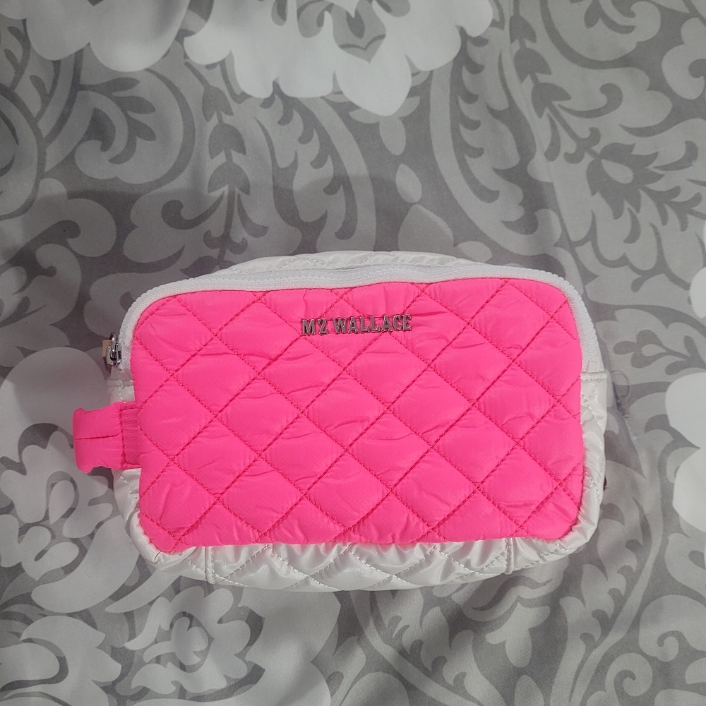 MZ Wallace Sam cosmetic- Pearl metallic/neon pink